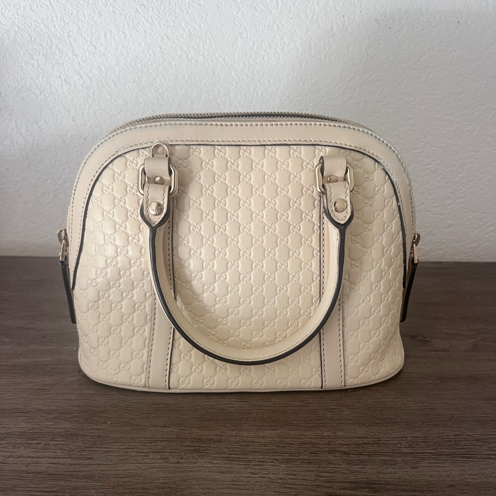 Gucci Ivory Shoulder bag with Black Accents - Picture 4 of 13